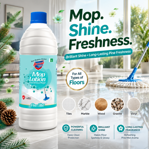 Mop Lotion Pine Mist – Concentrated Perfumed Phenyl (1000ml)