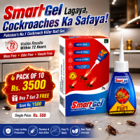 SmartGel Cockroach Killer Bait Gel (20gm) – Pack of 10
